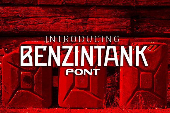 Benzintank: A Bold Display Font for Modern Branding Projects