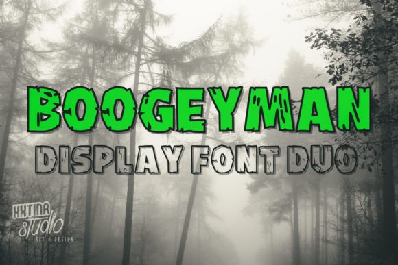 Boogeyman Font: A Bold Display Typeface for Striking Web Design