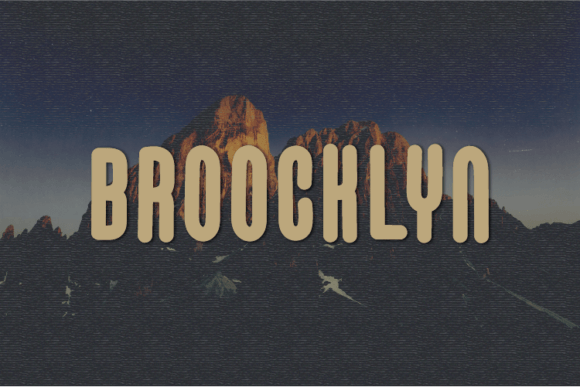 Broocklyn: A Whimsical Display Font for Playful Editorial Design