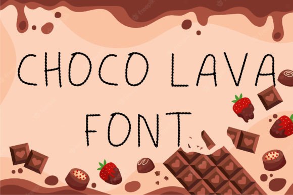 Choco Lava: A Playful Display Font for Makers and Creative Sellers