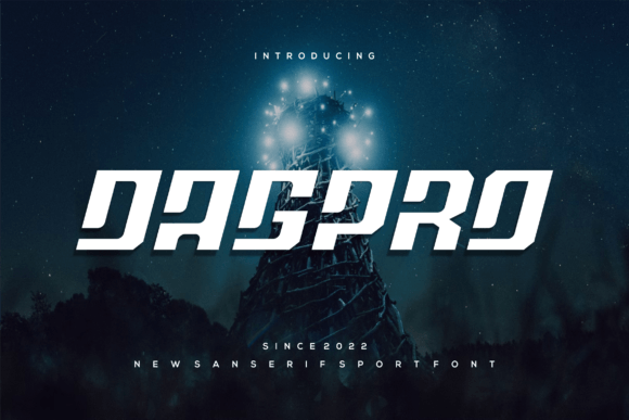 Dagpro: A Modern Display Font for Editorial Creativity