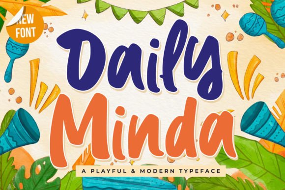 Daily Minda: A Sweet & Stylish Display Font for Modern Editorial Design