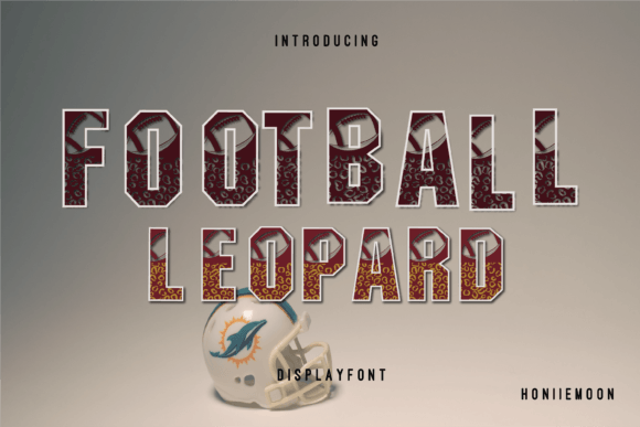 Football Leopard: A Vibrant Display Font for Editorial Creativity