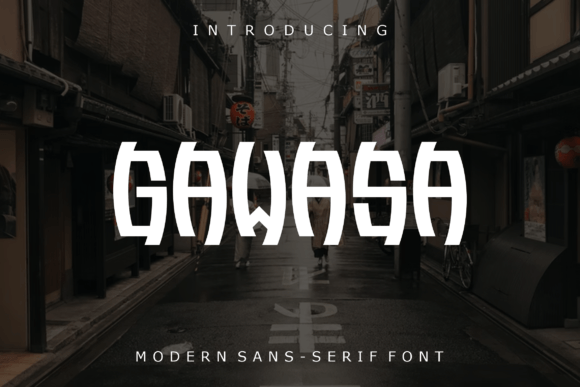 Gawasa: A Futuristic Display Font for Modern Web Design