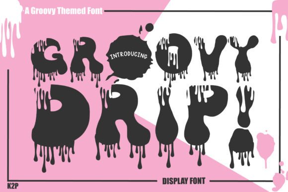 Groovy Drip: A Retro Display Font for Modern Web Design