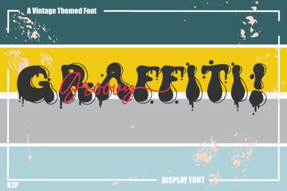 Groovy Graffiti: A Retro-Inspired Font for Playful Editorial Design