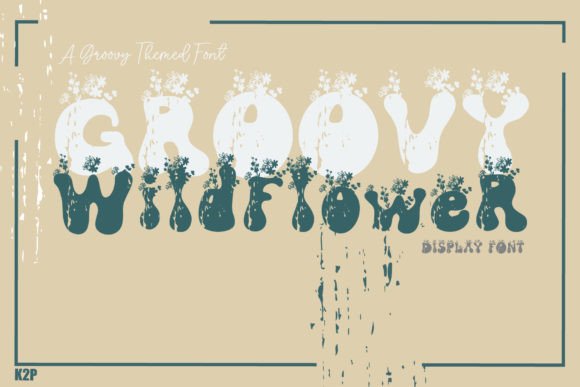 Groovy Wildflower: A Retro Display Font for Whimsical Branding