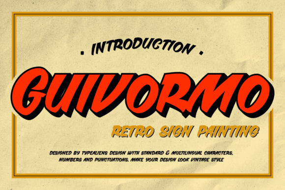 Guivormo: A Retro-Inspired Display Font for Web Designers