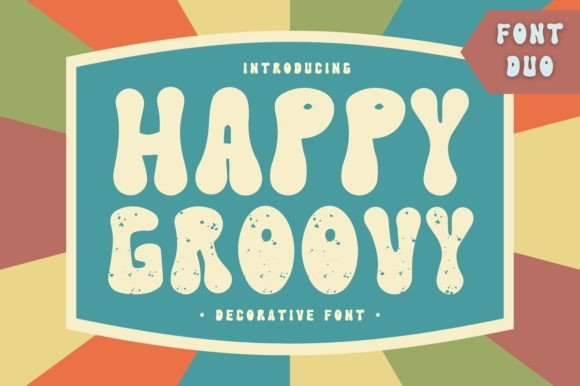 Happy Groovy Font: A Playful Display Typeface for Campaign Graphics