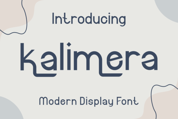 Kalimera: A Stylish Display Font for Modern Web Design