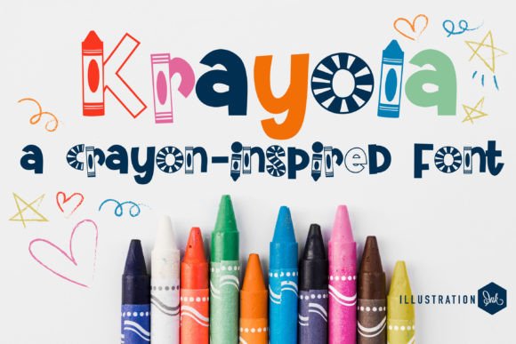 Krayola: A Playful Display Font That Brings Personality to Branding