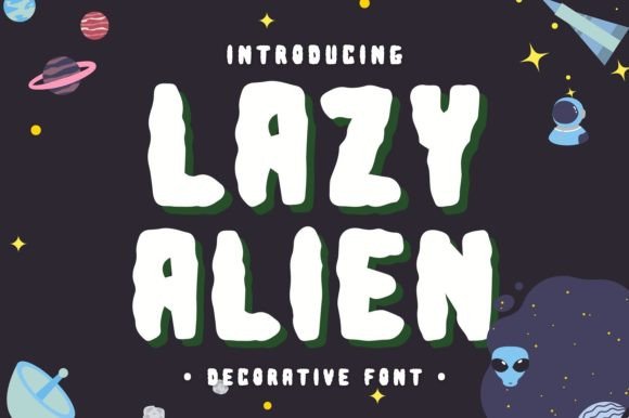 Lazy Alien Font: Adding Playful Personality to Web Design Projects