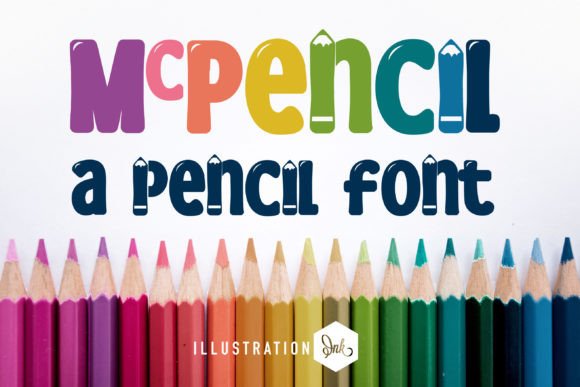 Mcpencil: A Playful Display Font for Bold Marketing Designs