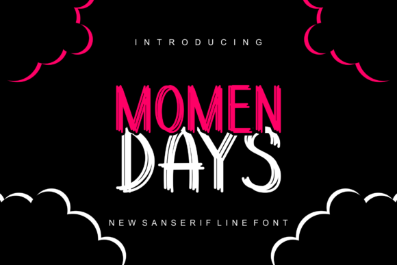 Momendays: A Modern Display Font for Impactful Digital Marketing