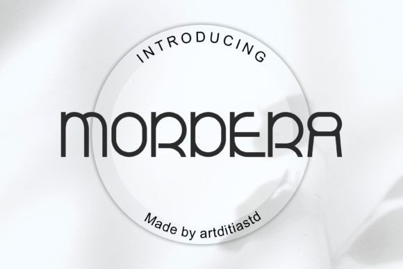 Mordera: The Friendly Display Font for Crafters & Product Makers