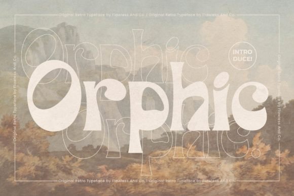 Orphic Font: A Bold Display Typeface for Business Branding