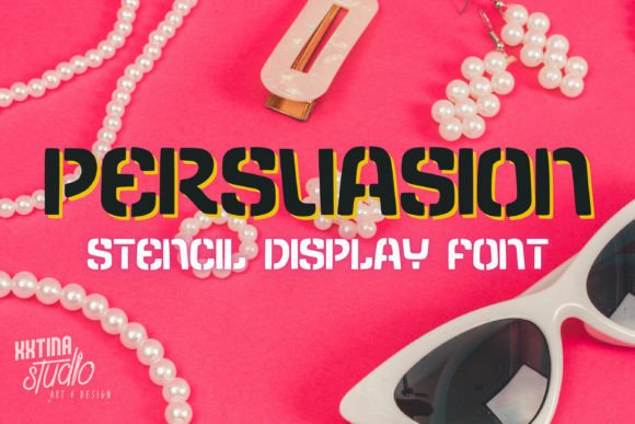 Persuasion: A Bold Display Font for High-Impact Campaign Visuals