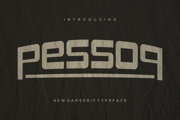 Pessoq: A Modern Display Font for Impactful Marketing Visuals