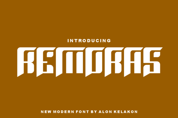 Remoras: A Display Font That Elevates Small Business Branding