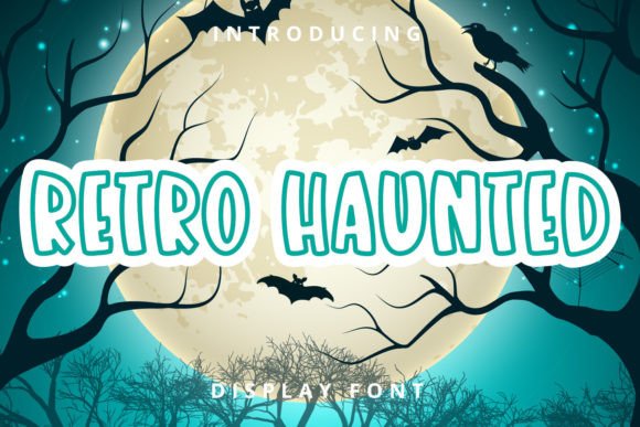 Retro Haunted: A Playful Display Font for Bold Web Design