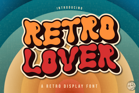 Retro Lover: A Display Font That Elevates Digital Marketing Visuals
