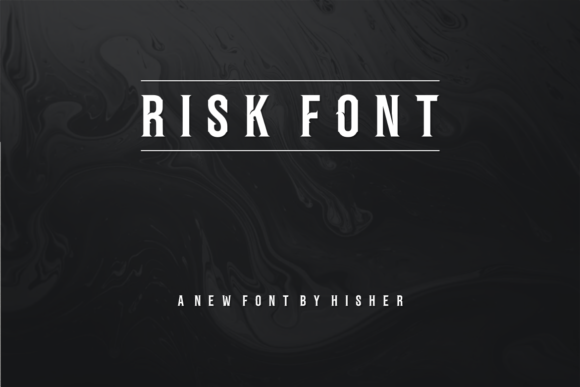 Risk Font: A Display Typeface That Elevates Small Business Branding
