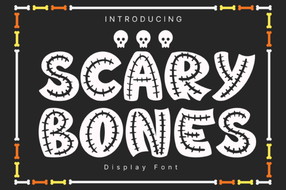 Scary Bones Font: A Spooky Display Typeface That Elevates Your Brand