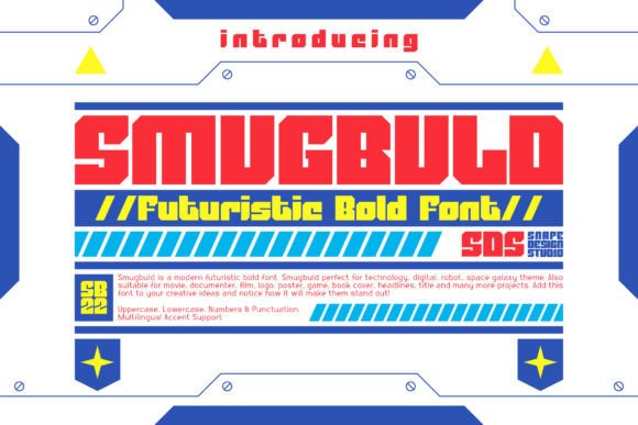 Smugbuld: A Futuristic Display Font for Bold Marketing and Digital Branding