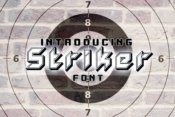 Striker: A Futuristic Display Font for Bold Editorial Design