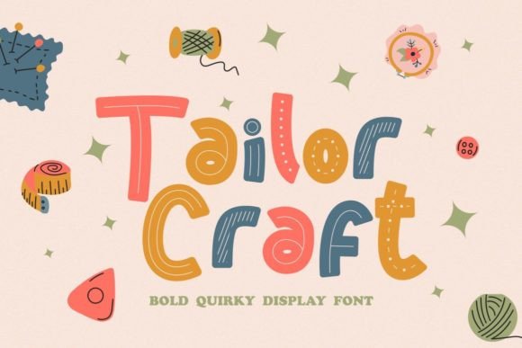 Tailor Craft: A Display Font That Elevates Small Business Branding