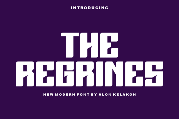 The Regrines: A Modern Display Font That Elevates Brand Design