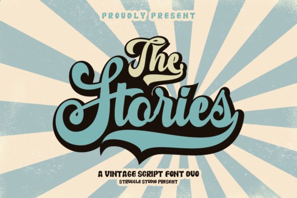 The Stories Duo: A Retro Script Font That Brings Personality to Branding