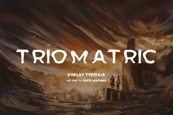 Triomatric: A Bold Display Font for Modern Web Design Projects