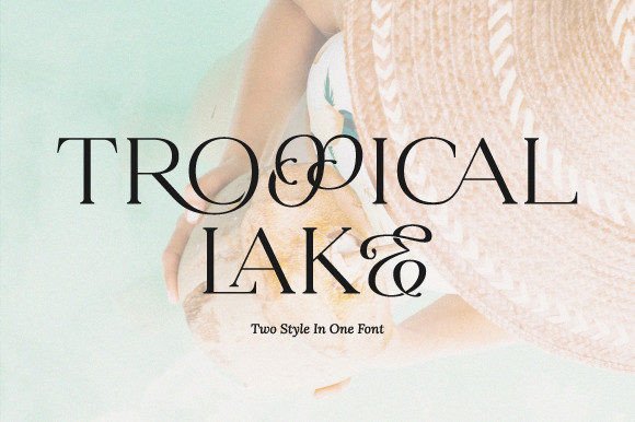 Tropical Lake: A Display Font That Elevates Campaign Visuals with Style