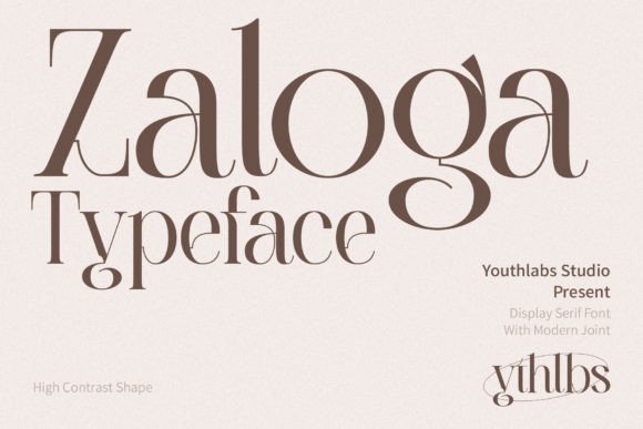 Zaloga: A Stylish Display Font That Elevates Small Business Branding